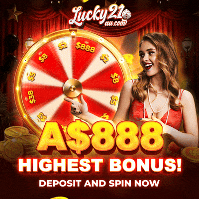lucky21aus highest bonus popup banner