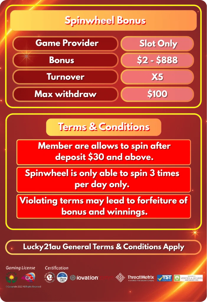 spinwheel bonus